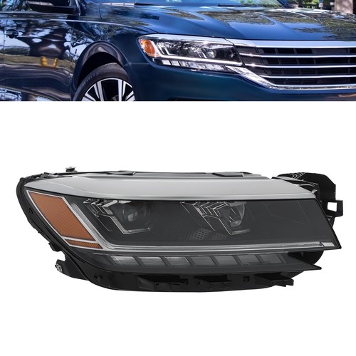 Right led headlamp black - headlamp,